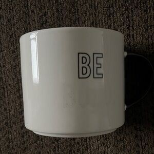 President’s Choice BE Bold Mug White Black Handle Bone China Coffee Tea Cup